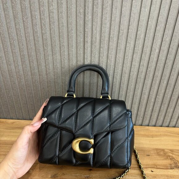 COACH TABBY TOP HANDLE BAG WITH QUILTING - Picture 9 of 9